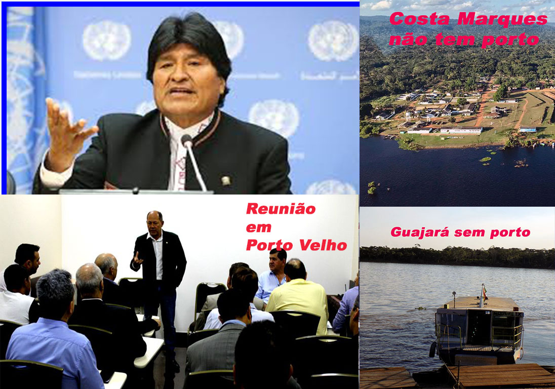 NEGÓCIOS COM A BOLÍVIA: EVO MORALES PEDE APOIO DE BOLSONARO PARA ADUANA E PORTOS EM RONDÔNIA