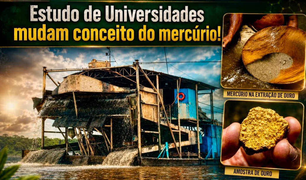 A CEGUEIRA E O TERRORISMO AMBIENTAL IMPEDEM VER A REALIDADE: HOJE, O MERCÚRIO NÃO É MAIS JOGADO NOS RIOS!
