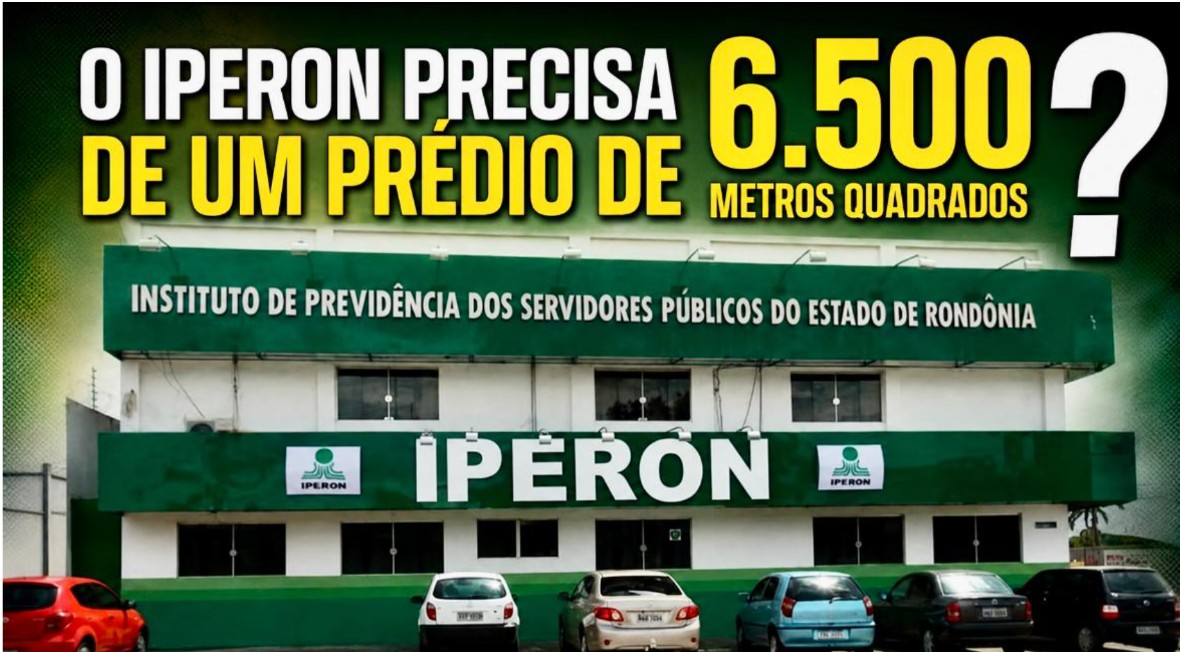 SERÁ QUE A GRANDE PRIORIDADE DO IPERON É CONSTRUIR UM PRÉDIO DE 6.500 METROS QUADRADOS COM ALUGUEL DE QUASE 2 MILHÕES?